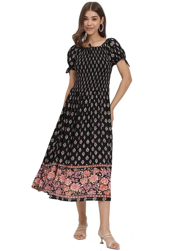 Black_Women_Dress_Midi_Stylish_Casual_Summer_Dress_Regular,_Office_Collage_Wear_Long_Dress