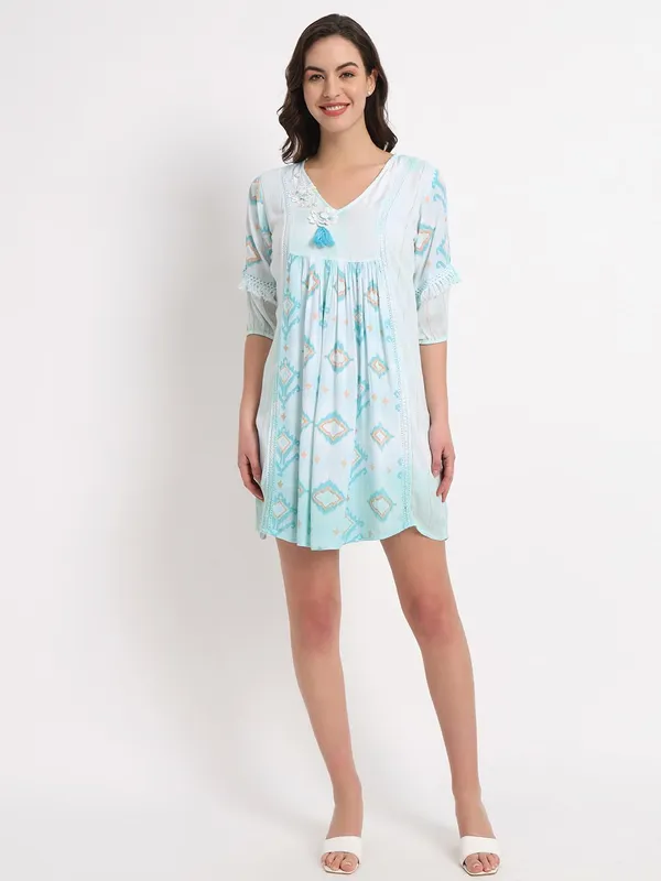 Multicolor_Women_Dress_Short_Stylish_Beachwear_Casual_Summer_Dress_Trendy_Collage_Regular,Office_Collage_Wear_For_Girls
