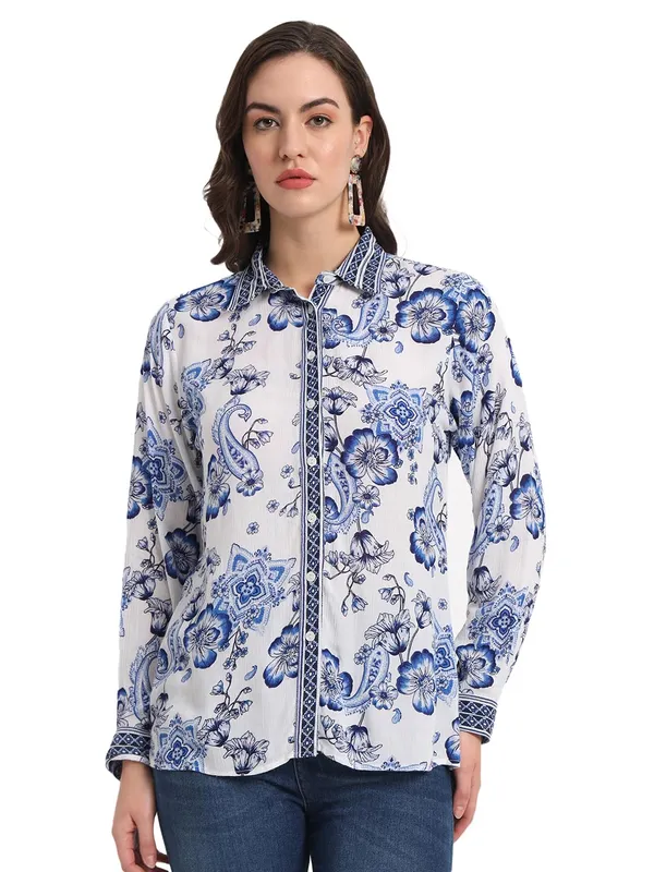 Multicolor_Women_Classic_Button-Down_Women_Shirt_-_Casual_Office_Wear