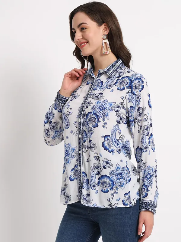 Multicolor_Women_Classic_Button-Down_Women_Shirt_-_Casual_Office_Wear
