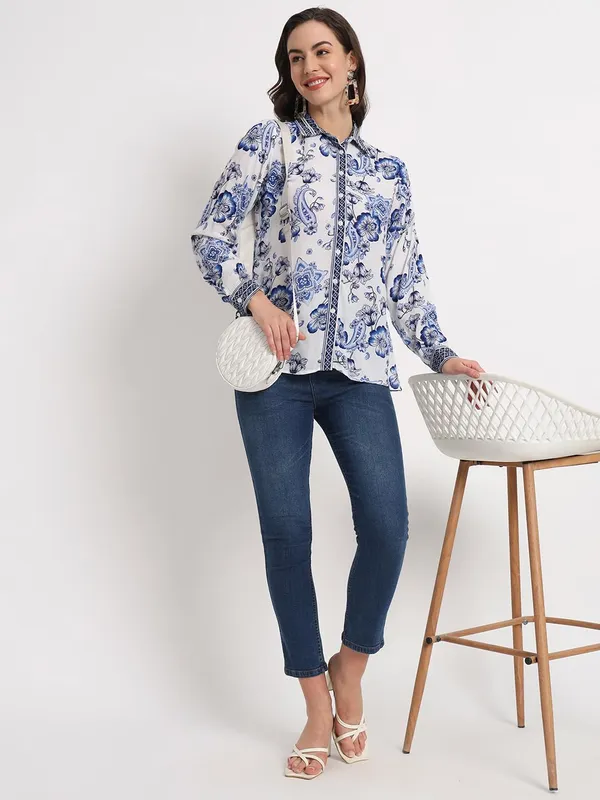 Multicolor_Women_Classic_Button-Down_Women_Shirt_-_Casual_Office_Wear