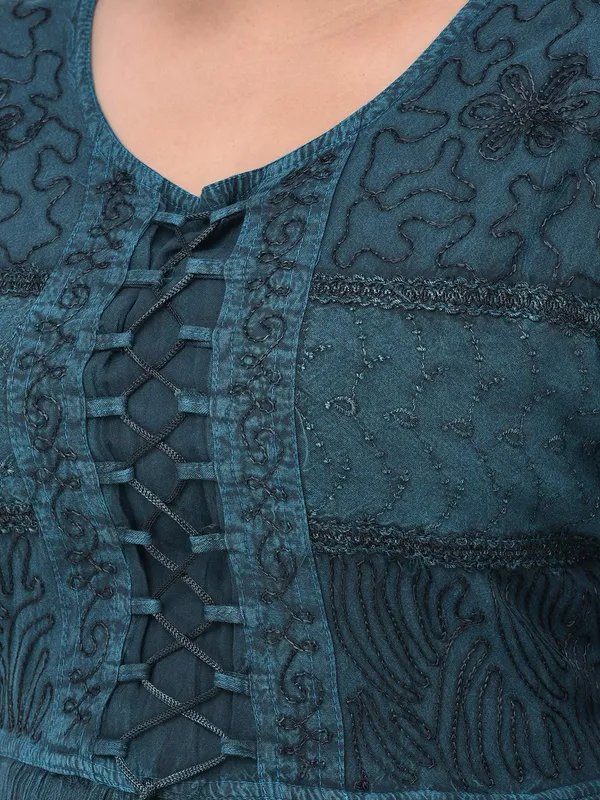 Plus_Size_Blue_Blue_Women_Long_Dress_Floral_Fit_And_Flare_Summer_Casual_Party_Wear_Full_Sleeve