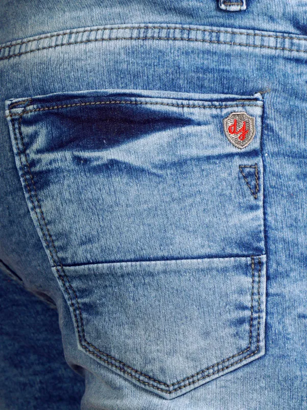 Men's_Light_Blue_Stretchable_100%_Cotton_Slim_fit_Jeans