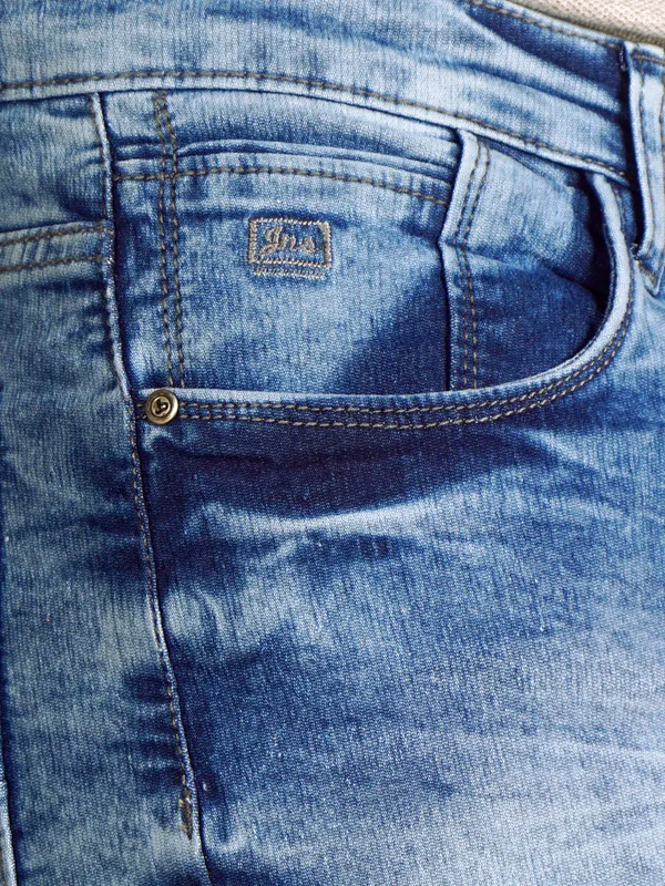 Men's_Light_Blue_Stretchable_100%_Cotton_Slim_fit_Jeans