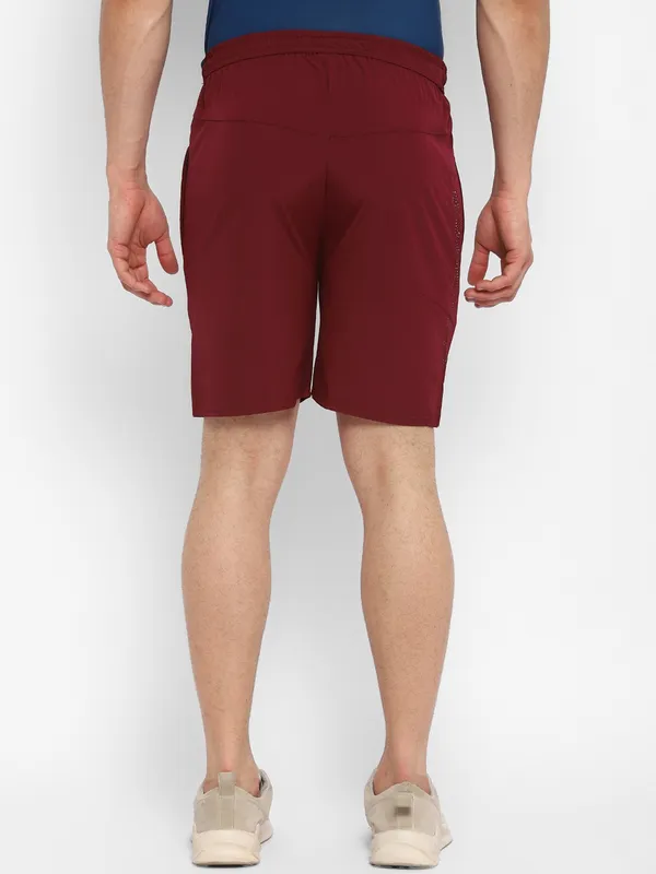 HPS_Sports_Running_Mens_Maroon_Shorts