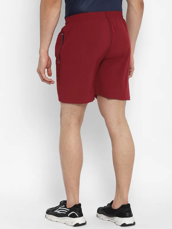 HPS_Sports_Laser_Cut_NS_Lycra_Mens_Red_Shorts