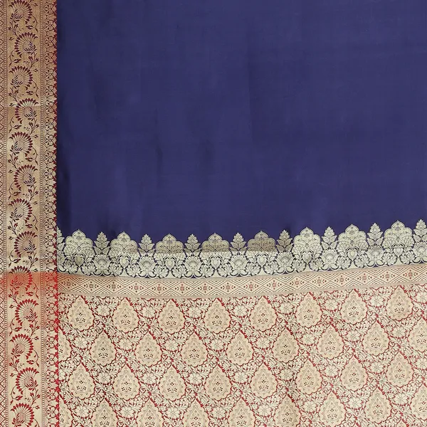 Teal_Blue_Valkalam_Katan_Silk_Banarasi_Sarees_For_Women