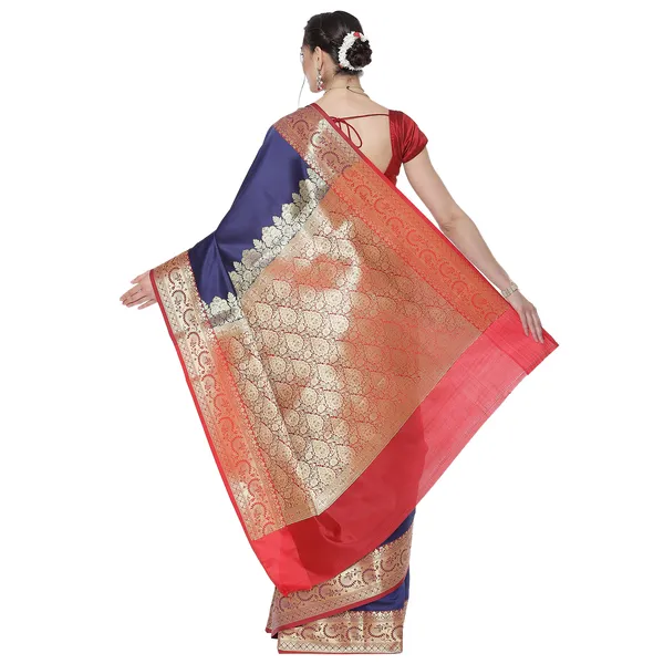 Teal_Blue_Valkalam_Katan_Silk_Banarasi_Sarees_For_Women