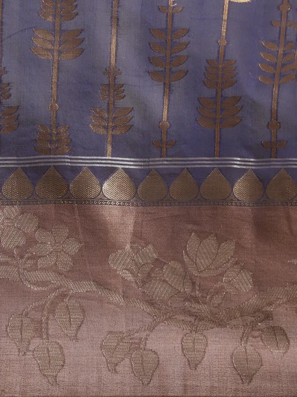 Blue_Masrise_Cotton/Cotton_Banarasi_Sarees_For_Women