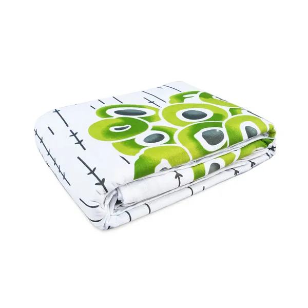 Abstract_Single_AC_Blanket_for_AC_Room_(Cotton,_Grey_&_Green)