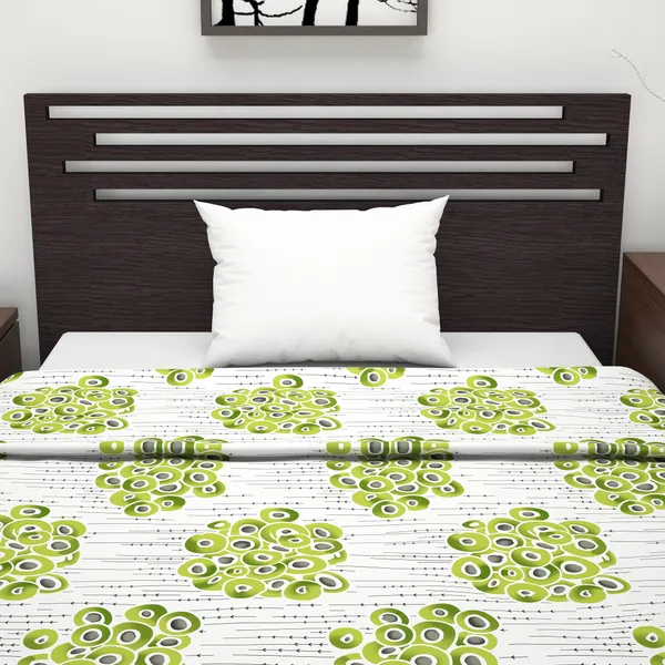 Abstract_Single_AC_Blanket_for_AC_Room_(Cotton,_Grey_&_Green)