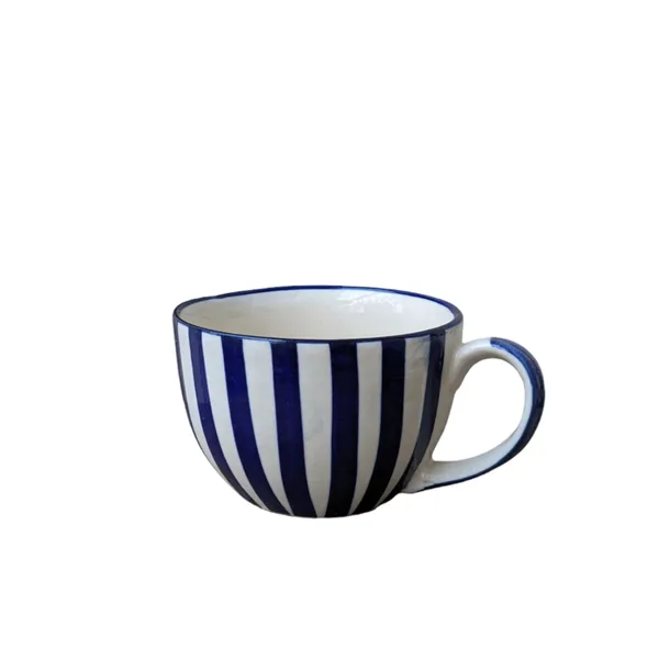Handcrafted_Ceramic_Soup_Bowls_with_Spoons_-_450_ML_Capacity,_Blue_and_White_Striped_Design
