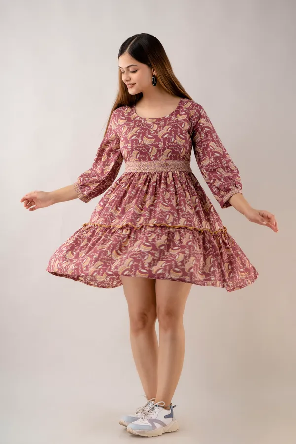 Handcrafted_Paisley_Charm_Cotton_Dress_-_Donate_with_Style!