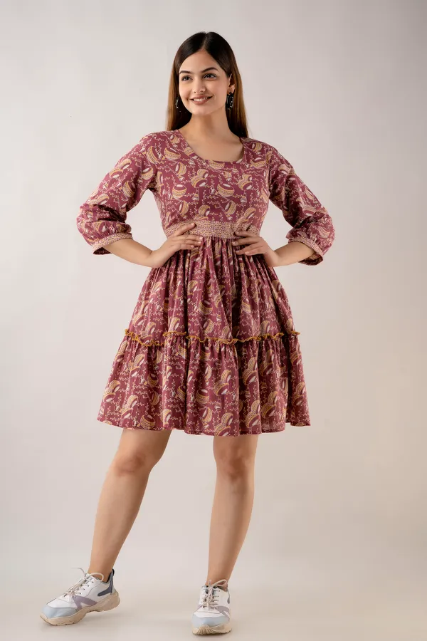 Handcrafted_Paisley_Charm_Cotton_Dress_-_Donate_with_Style!