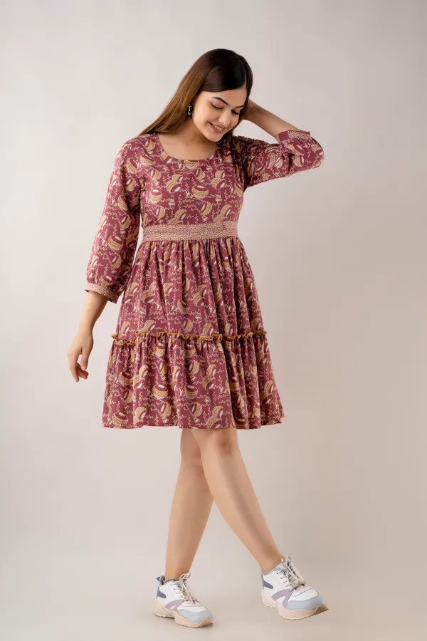 Handcrafted_Paisley_Charm_Cotton_Dress_-_Donate_with_Style!