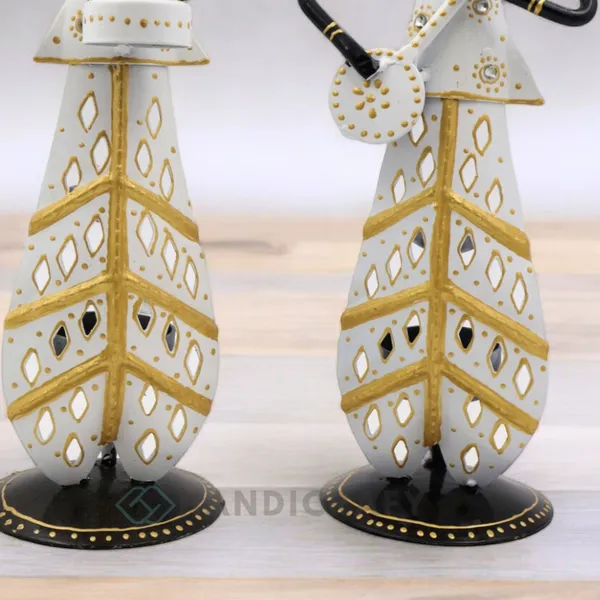 Handicrafy_Metal_Musician_T_light_Set_of_TwoTable_Decorative_Showpiece_White_Finish