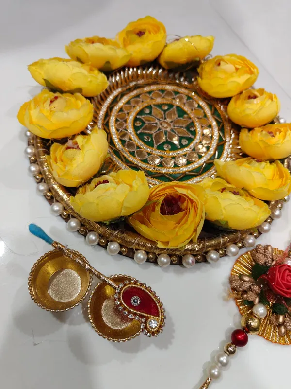Handmade_Designer_Rakhi_Platter_for_Raksha_Bandhan,_for_Brothers_Sister_Bhaiya_Bhabhi_(Peony_Flower_Rakhi_Plate)