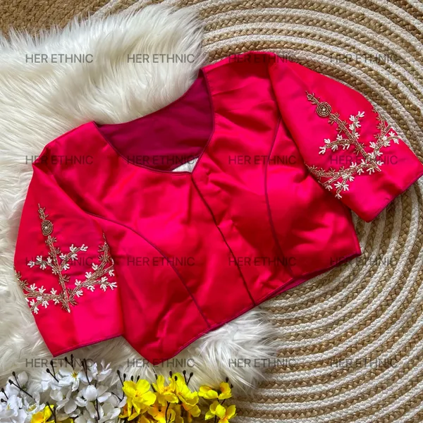 Pink_Handmade_Work_Boutique_Style_Blouse