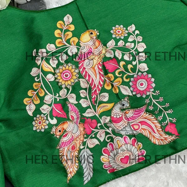 Green_Handmade_Work_Boutique_Style_Blouse