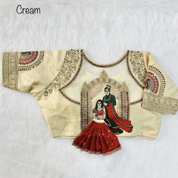 Cream_Heavy_Embroidery_Bridal_Work_Blouse