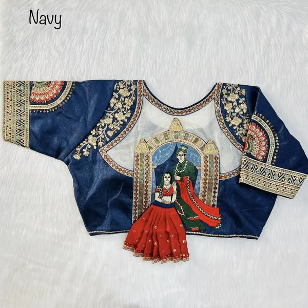 Navy_Heavy_Embroidery_Bridal_Work_Blouse