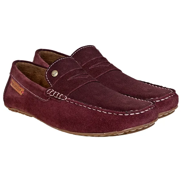 Burgandy_Suede_Men's_Formal_Slip-On_Driving_Shoes_with_Memory_Foam
