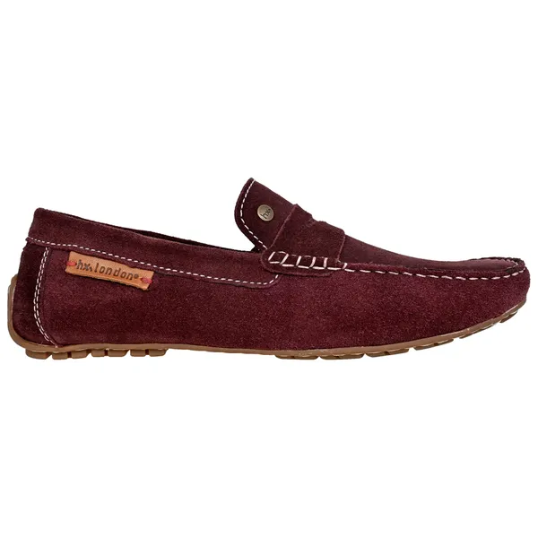 Burgandy_Suede_Men's_Formal_Slip-On_Driving_Shoes_with_Memory_Foam
