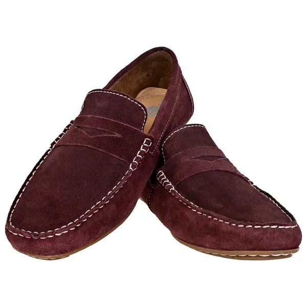 Burgandy_Suede_Men's_Formal_Slip-On_Driving_Shoes_with_Memory_Foam