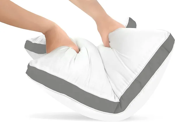 Set_of_2_-_Grey_Gusset_Pillow,_17_x_27_inch_Size,_3D_conjugated_Fiber_Filled