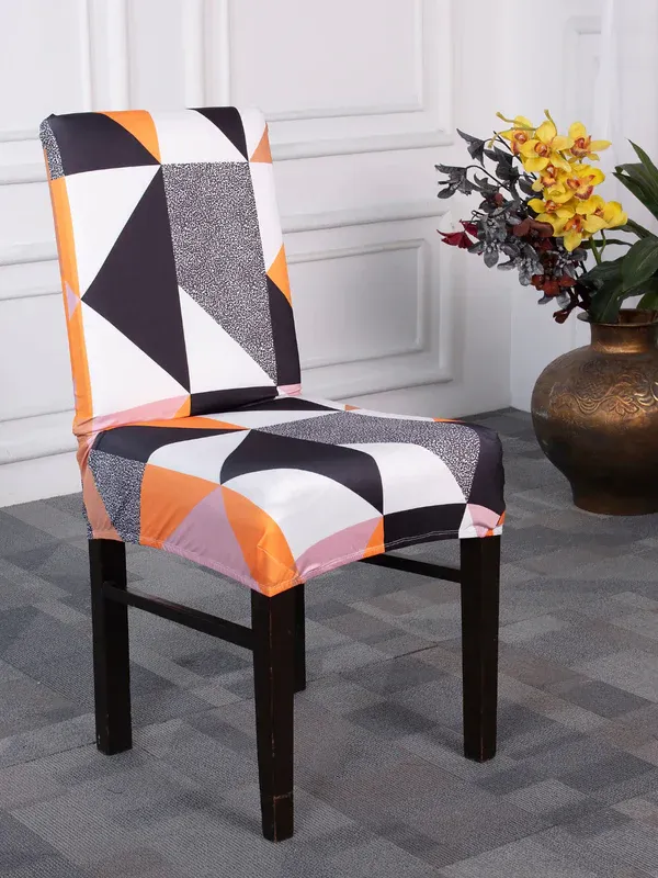 Prism_Orange_Polyester_Stretchable_Dining_Chair_Cover_Set_Of_8_Washable_Slip_Covers