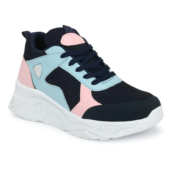 Navy_Blue_Mesh_And_Airmix_Lace_Ups_Sports_Shoes_For_Women
