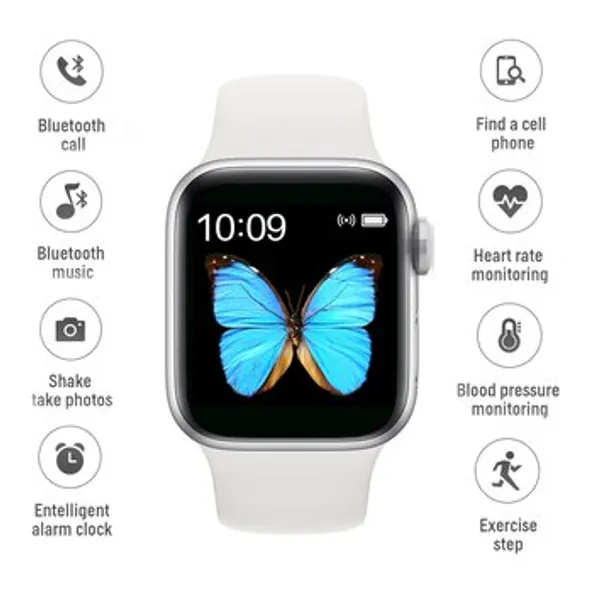Gadget Factory Hug Puppy Plus Series Infinity Screen Bluetooth Calling With Heart Rate ECG Daily Activity Tracker SMARTWATCH White Price in India Buy Gadget Factory Hug Puppy Plus Series Infinity Scre...
