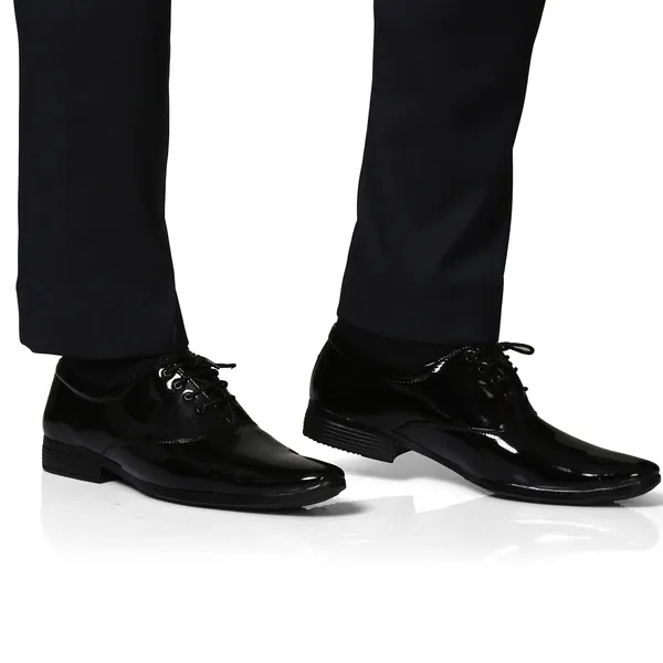 Black_Patent_Leather_And_Pu_Lace_Ups_Derby_For_Men