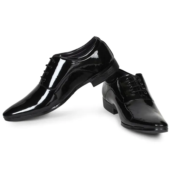 Black_Patent_Leather_And_Pu_Lace_Ups_Derby_For_Men