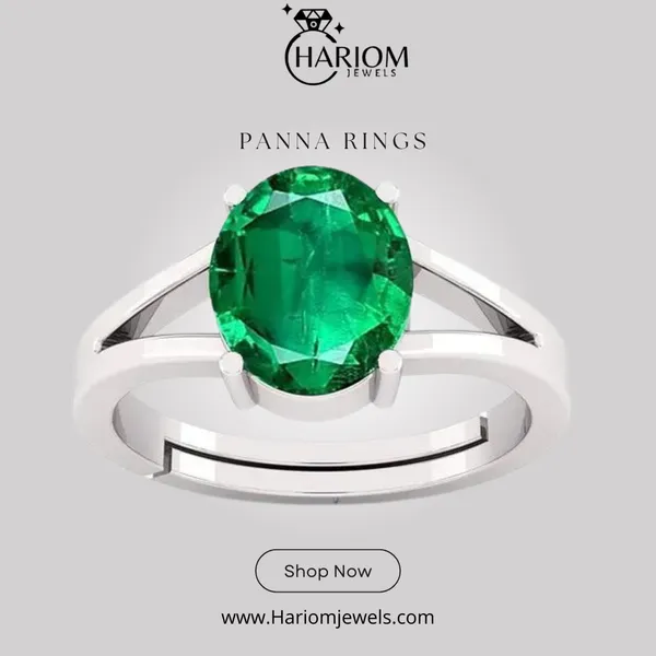 Panna_Stone__Created_Panna_Stone_Emerald_Ring_Adjustable_Woman_Man_Ring