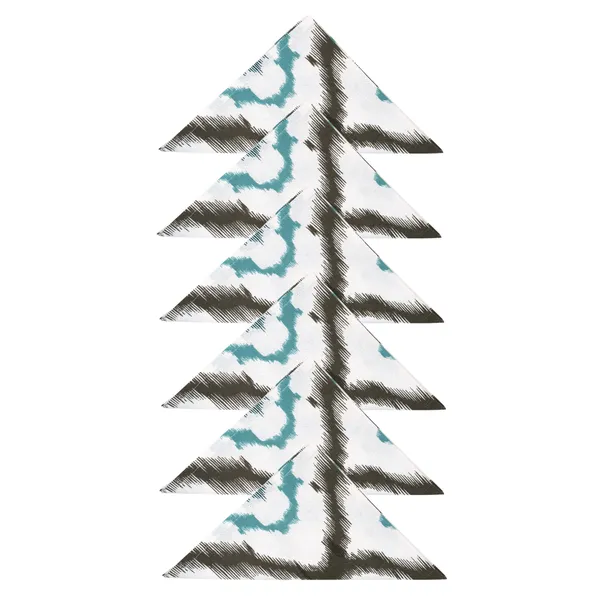 Pack_for_18_Pieces_Cotton_Blue_Ikat_Printed_Place_Mat_With_Napkin_Set_for_Dining_and_Center_Table