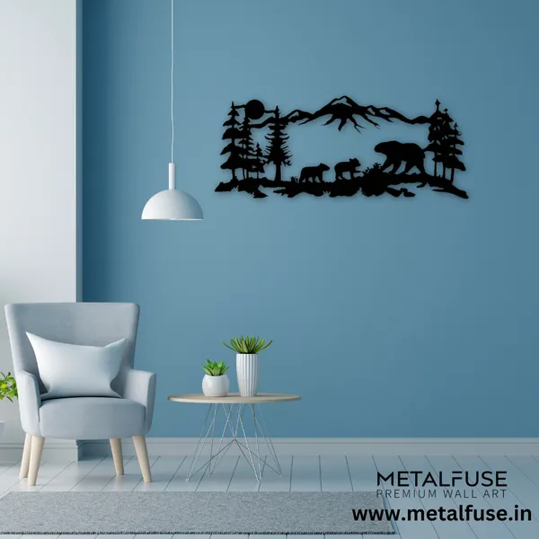 Wooden_Wall_Art_for_Home_Decoration__|_Mountain_Bear_Family__|_Black