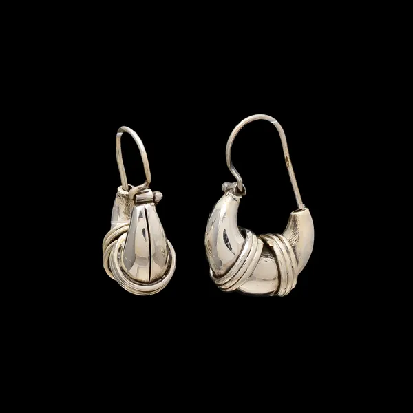 925_Pure_Sterling_Silver_|_Classic_Chandbali_Earrings_|_Well_Stamped_&_Hallmarked