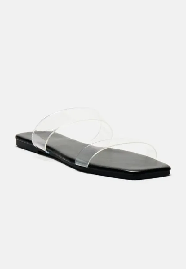 Black_Flat_Square_Toe_Sandals_For_Women