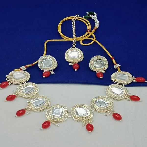 Indian_Stylish_Princess_Fusion_Jewellery_Set.(Red)