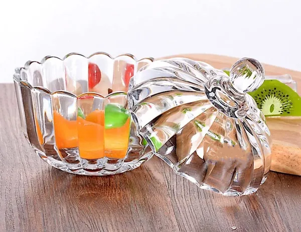premium_Glass_Candy_Dish_with_Lid,_Crystal_Candy_Jar,_Cookie_Jar,_Flower_Decorative_Candy_Bowl