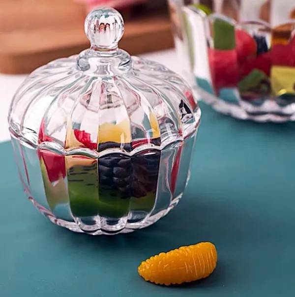premium_Glass_Candy_Dish_with_Lid,_Crystal_Candy_Jar,_Cookie_Jar,_Flower_Decorative_Candy_Bowl