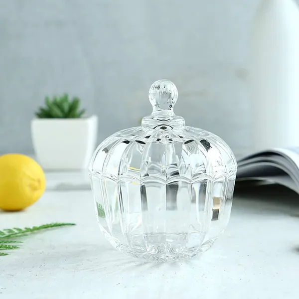 premium_Glass_Candy_Dish_with_Lid,_Crystal_Candy_Jar,_Cookie_Jar,_Flower_Decorative_Candy_Bowl