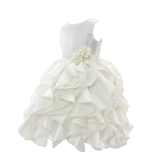Ivory_Solid_Round_Neck_Dress_For_Girls