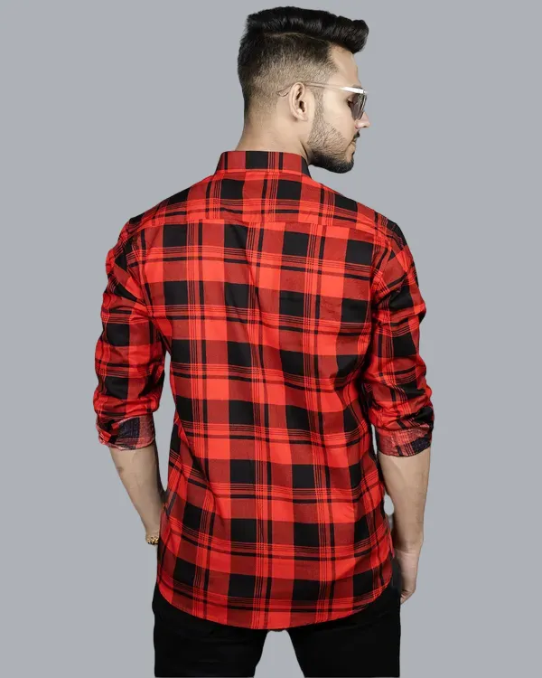 Red_Checks_Collection:_Elevate_Your_Style_With_Our_Checked_Shirts_Premium_Cotton_Blend