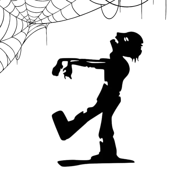 Wooden_Wall_Art_for_Home_Decoration|Walking_Zombie|Black