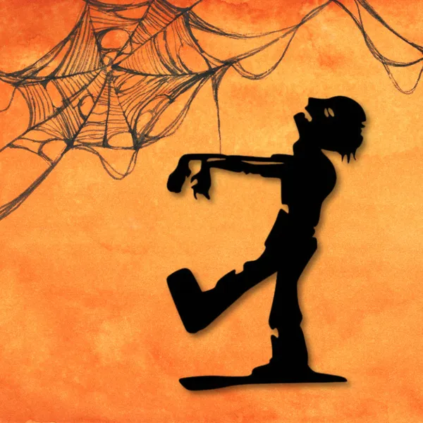 Wooden_Wall_Art_for_Home_Decoration|Walking_Zombie|Black