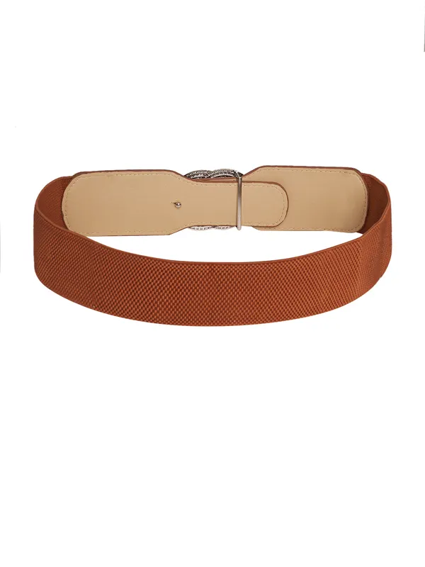 Tan_Artificial_Leather_Belt_For_Women