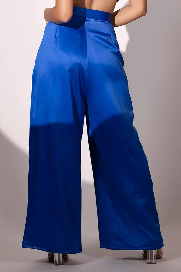 Royal_Blue_Pleated_Flared_Trouser_For_Women