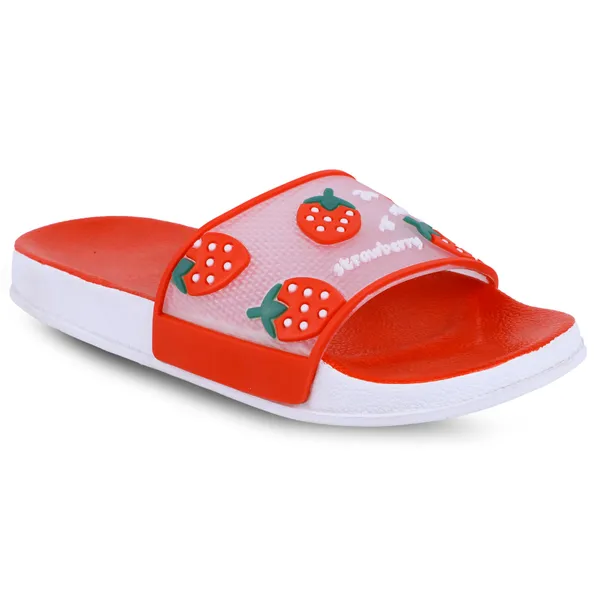 Red_Silicon_Strap_And_Pvc_Slip_On_Sliders_For_Women